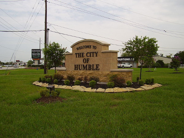 Humble Texas Sign